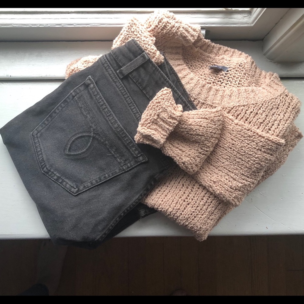 Aerie - Crew Neck Loose Weave sweater